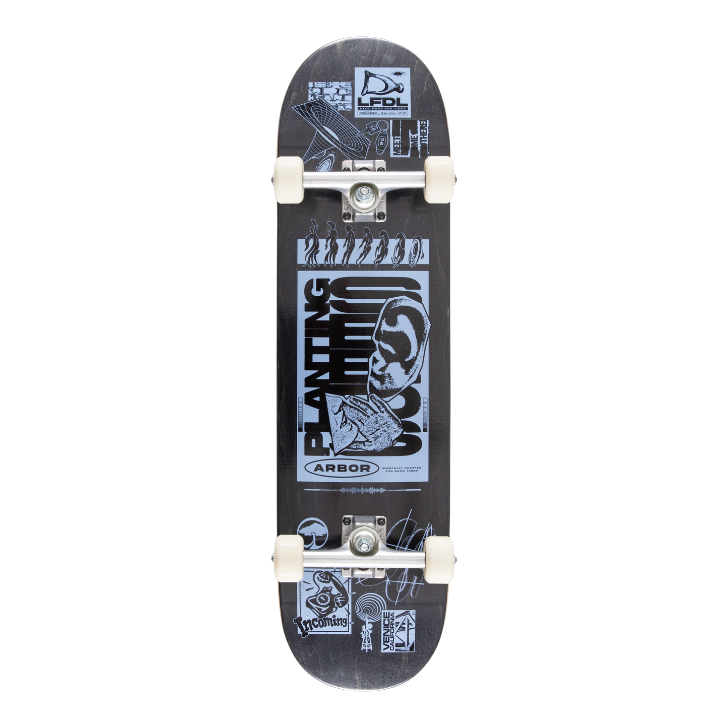 Arbor Street Complete skateboard - Planting Seeds 8.25 - graphic