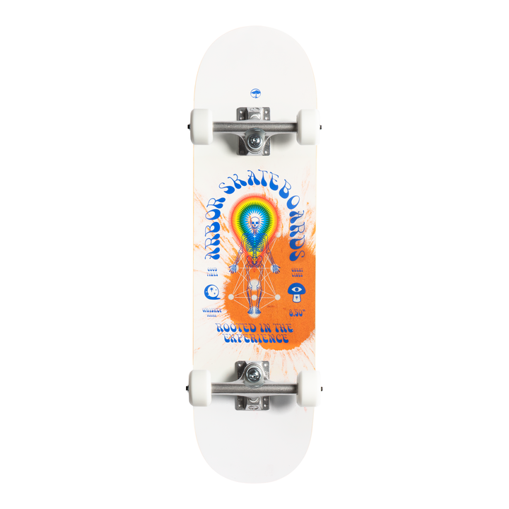 Arbor Whiskey Series Complete Skateboard graphic with Arbor trucks
