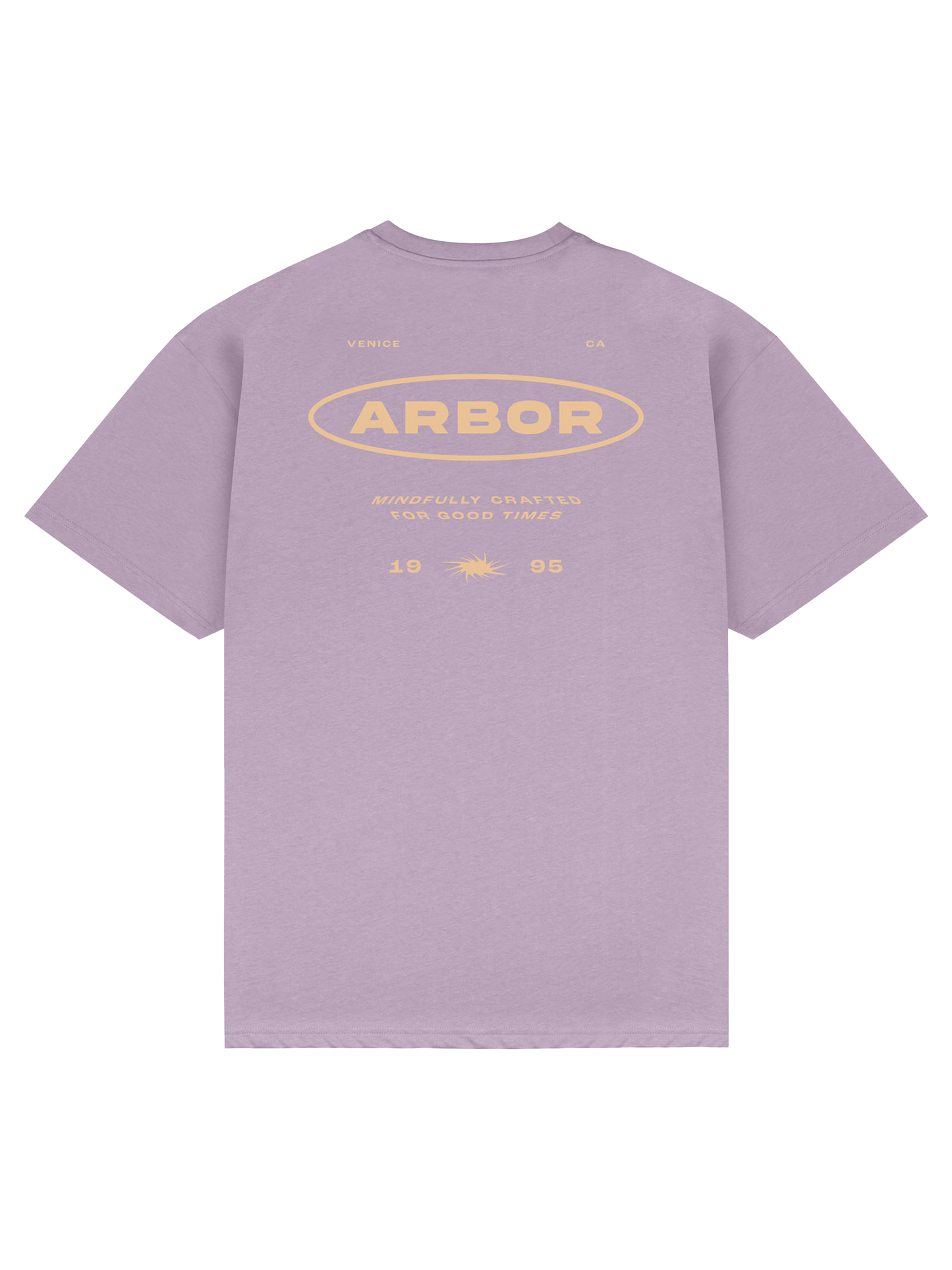Arbor Apparel - Craft T-Shirt Faded Purple back