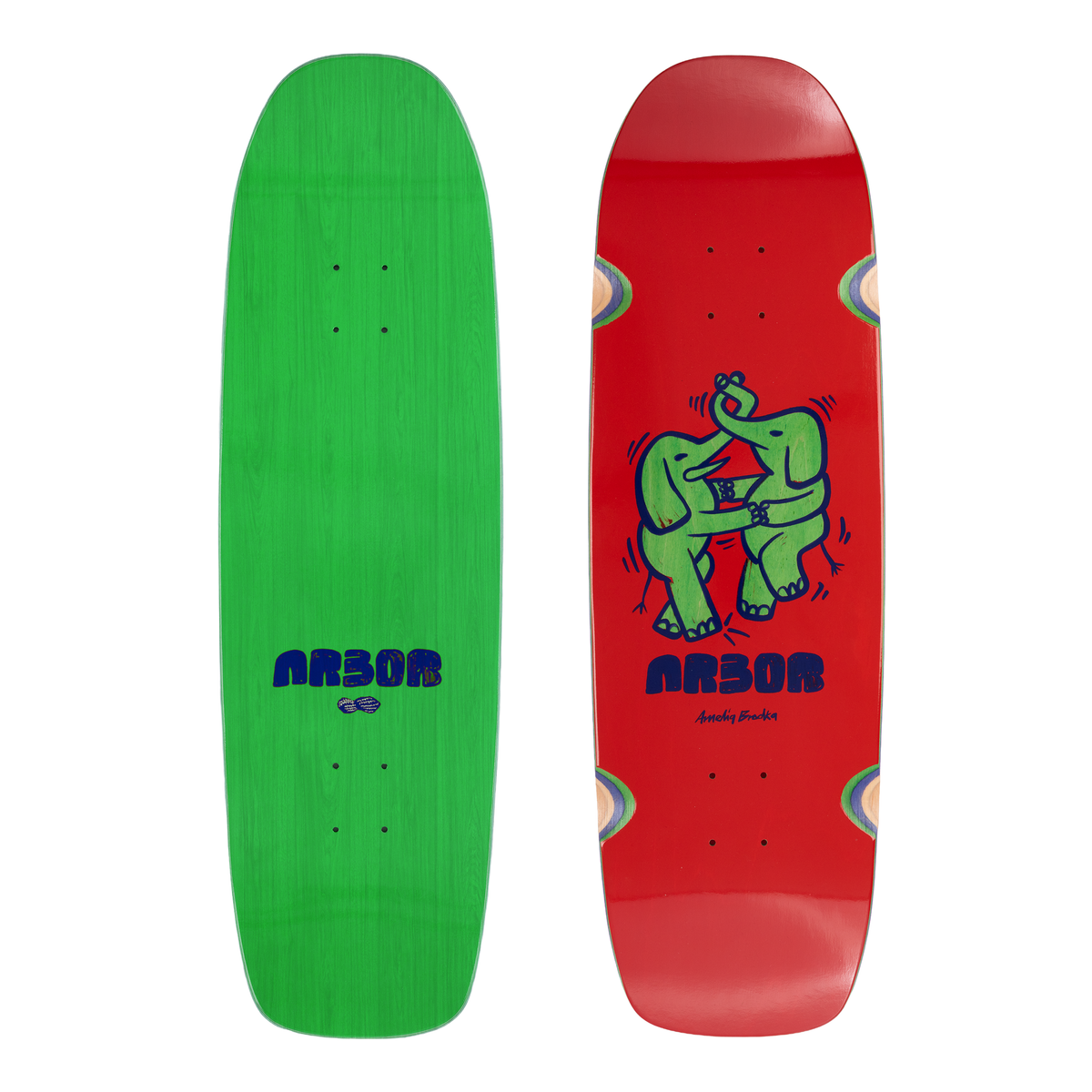 Amelia Brodka Oberek Pro Arbor Deck top and bottom