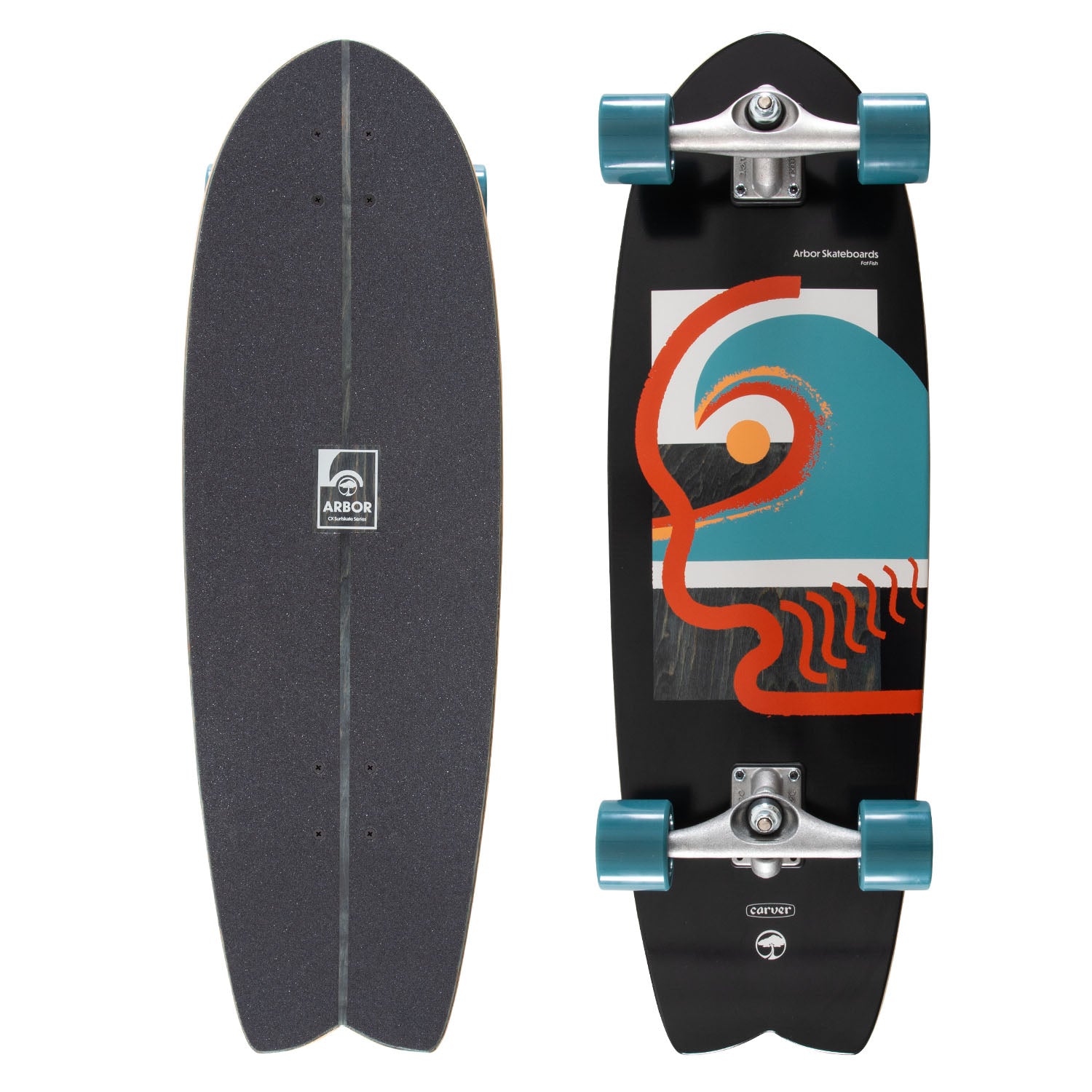 値下げ　OGM Surf Board （小波用）Super Cat Model Arbor Skateboards - Carver CX Surfskate Fat Fish – Arbor Collective