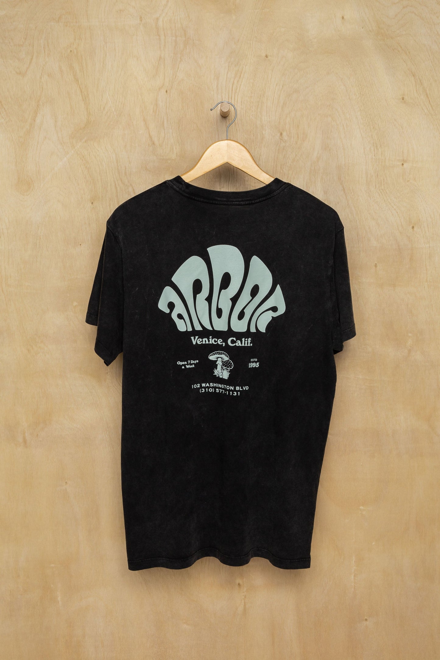 T-shirt Microdose - Mineral Wash Noir